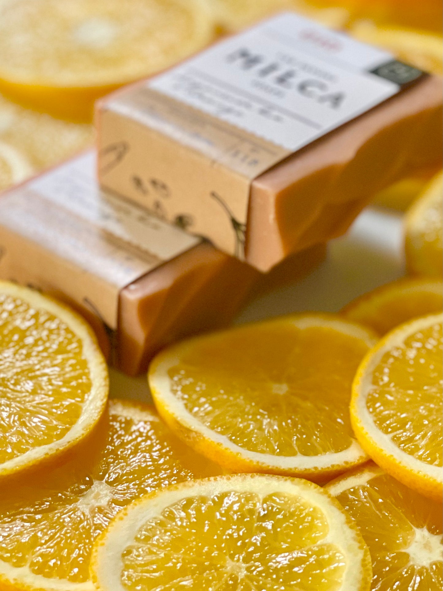 - Savon - ÉPHÉMÈRE 010 - Argousier bio & orange  /  Sea buckthorn & orange soap